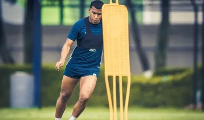 Roger Martínez, delantero cartagenero. 