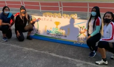 Selección Atlántico de Atletismo de lanzamiento.