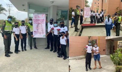 Aspecto de la campaña en Villa de la Cordialidad. 