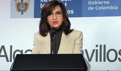 Claudia Blum, Canciller de Colombia.