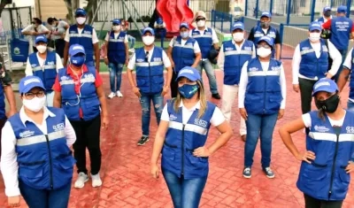 Un grupo de mujeres dedicadas a detectar necesidades en las comunidades.