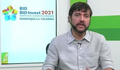 El Alcalde de Barranquilla, Jaime Pumarejo.