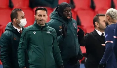 Sebastian Coltescu durante la polémica. 