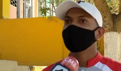 Augusto Ramos, joven que auxilio a Kevin Farith Gil.