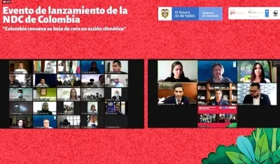 Ceremonia virtual del reconocimiento.
