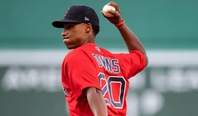 Jeter Downs, pelotero sanandresano. 