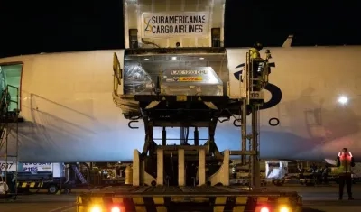 Nuevo lote de vacunas de Pfizer a Colombia.