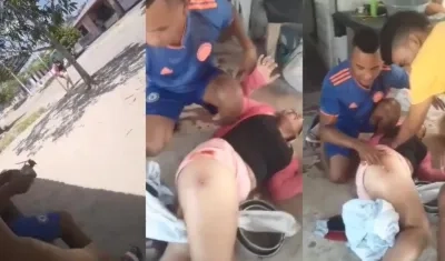 Una ama de casa, que nada tenía ver en los hechos, resultó herida. 