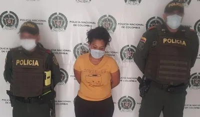 Yudeisy Aurora Rivas Pinto, la capturada.