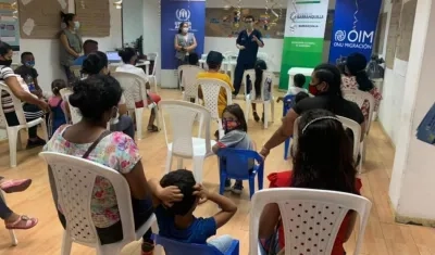 Centro de Atención al Migrante de Barranquilla. 