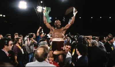 Marvin Hagler, en su época de campeón mundial.