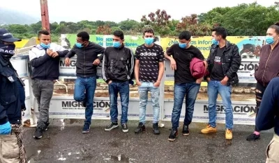 Venezolanos expulsados.