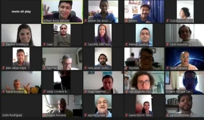 Asamblea virtual del Partido Dignidad en Atlántico.