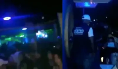 Había aglomeraciones en la discoteca. 