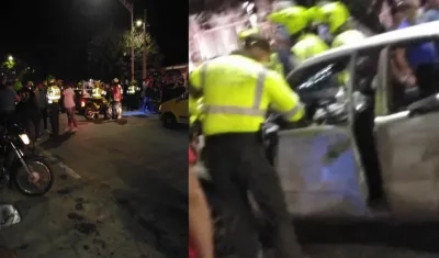 El conductor fue interceptado en el barrio El Carmen.