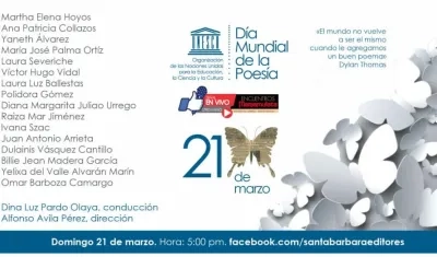 21 de marzo, día mundial de la poesía: 16 poetas en Encuentros MaríaMulata.