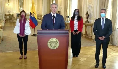 El Presidente de la República, Iván Duque.