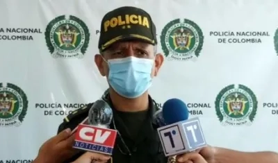 General Diego Rosero, comandante de la Policía Metropolitana.