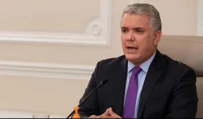 Iván Duque, Presidente de Colombia.