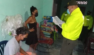 Jandi José Rivera Novoa y Yuranis Velasco Garrido.