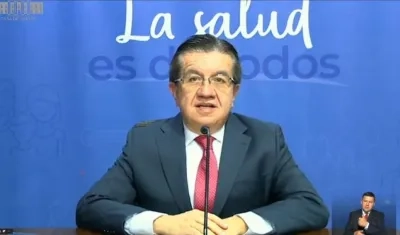 Ministro de Salud, Fernando Ruiz.