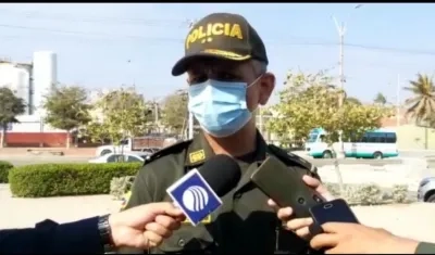 General Diego Rosero, comandante de la Policía Metropolitana.