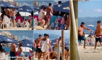 En Acapulco sucedió esta pelea monumental.