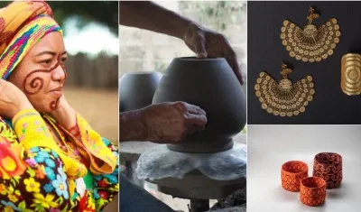 Artesanías de la región Caribe.