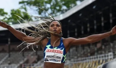 La colombiana Caterine Ibargüen.