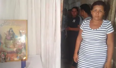 Arismetd Almanza, era una de las mujeres que la acompañaba.