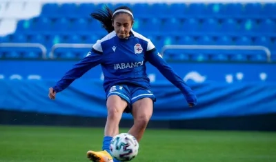 Carolina Arbeláez, jugadora colombiana. 