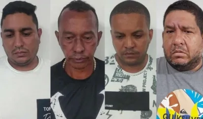 Capturados de la banda 'Los gama alta'