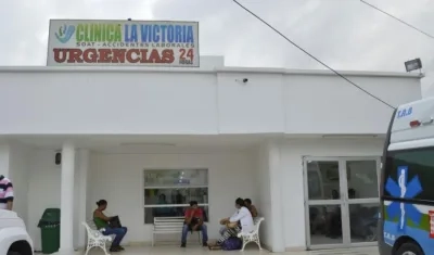 El herido fue llevado a la Clínica La Victoria.