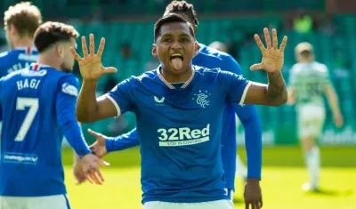 Alfredo Morelos, jugador colombiano.