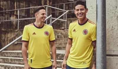 Santiago Arias y James Rodríguez.