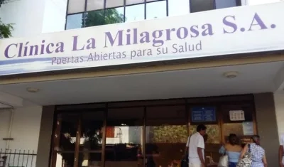 Fachada de la Clínica La Milagrosa.