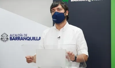 El Alcalde de Barranquilla, Jaime Pumarejo.