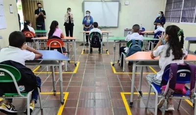 Alternancia educativa en Guacarí, Valle del Cauca.