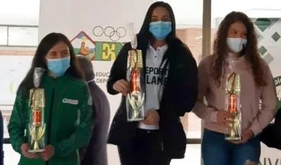 Juliana Caicedo Anguila, campeona nacional sub-20. 