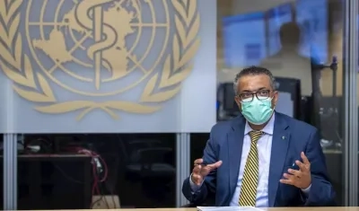 El director general de la OMS, Tedros Adhanom Ghebreyesus.