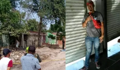 Yuldor Santo Martínez Ortega murió en el mismo lugar de los hechos. 