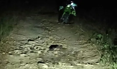 El extranjero fue asesinado en esta trocha.