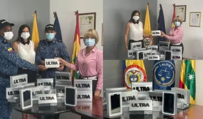 La donación fue realizada al Inpec. 