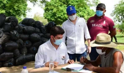 Acto de entrega del silo.