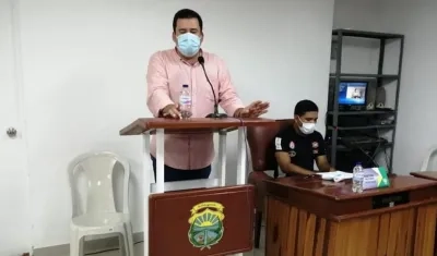 Gustavo De la Rosa, Alcalde de Sabanagrande. 