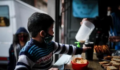 Número de niños que dependen del alimento escolar "puede aumentar".