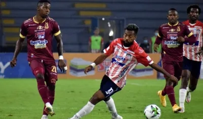 Luis 'Cariaco' González fue la figura de Junior ante el Tolima. 