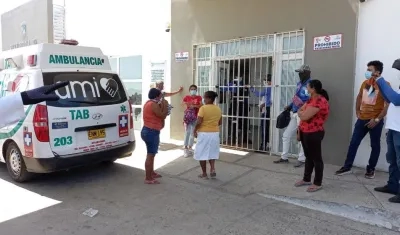 Algunos de los afectados fueron llevados al Hospital de Sabanalarga. 