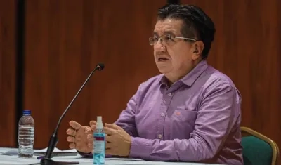 El Ministro de Salud, Fernando Ruiz.