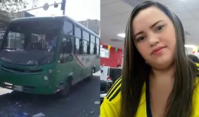 Sally Lizeth Cervantes Hoselvis falleció tras ser arrollada por este bus. 